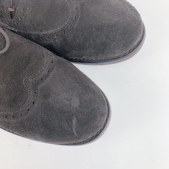 John Varvatos Luxe Suede Oxford Wingtip F2693Q3L-A12B Mens Dress Shoes 9.5 main image 8